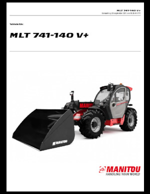 Teleskopen starr Manitou MLT 741-140 V+