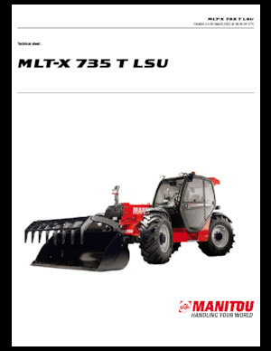 Teleskopen starr Manitou MLT-X 735 T LSU