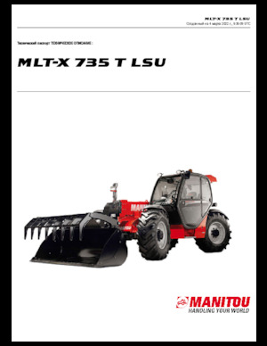 Teleskopen starr Manitou MLT-X 735 T LSU