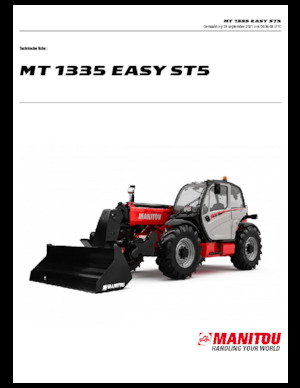 Teleskopen starr Manitou MT 1335 easy