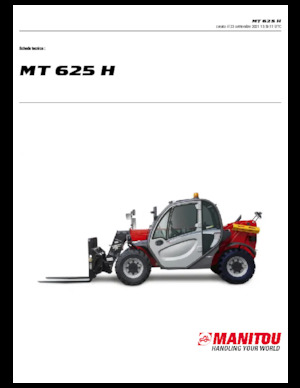 Teleskopen starr Manitou MT 625 H