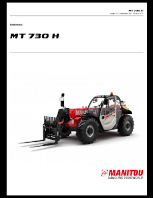 Teleskopen starr Manitou MT 730 H 75 K Standard (STV)