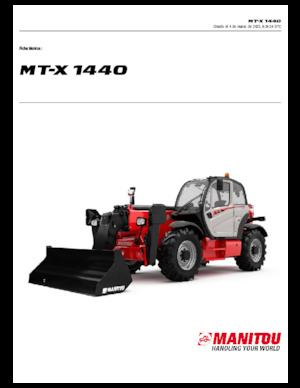 Teleskopen starr Manitou MT-X 1440