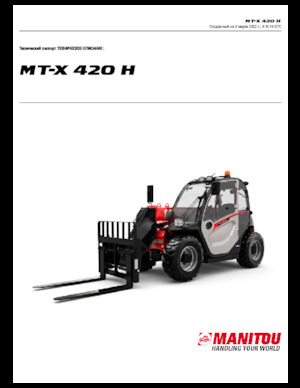 Teleskopen starr Manitou MT-X 420 H