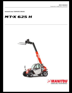 Teleskopen starr Manitou MT-X 625 H