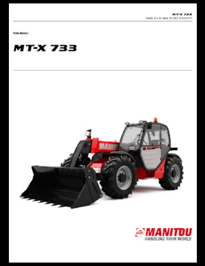 Teleskopen starr Manitou MT-X 733