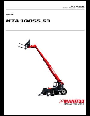 Teleskopen starr Manitou MTA 10055 S3