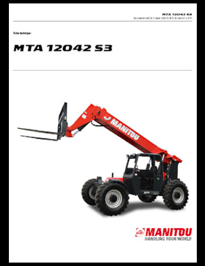 Teleskopen starr Manitou MTA 12042 S3