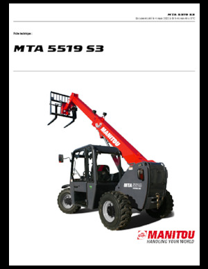 Teleskopen starr Manitou MTA 5519 S3