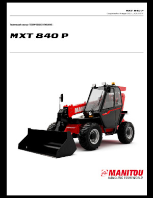 Teleskopen starr Manitou MXT 840 P