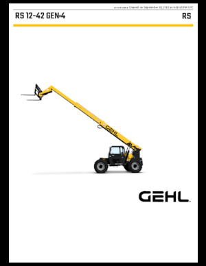 Teleskopen starr Gehl RS12-42