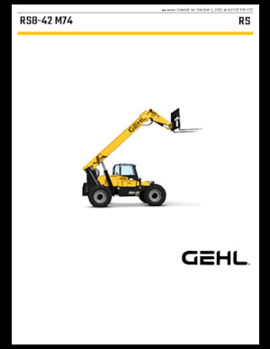 Teleskopen starr Gehl RS8-42 M74
