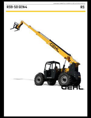 Teleskopen starr Gehl RS9-50