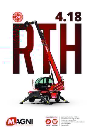 Teleskopen mit Oberwagen MAGNI RTH 4.18 Smart