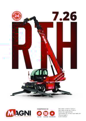 Teleskopen mit Oberwagen MAGNI RTH 7.26 SH