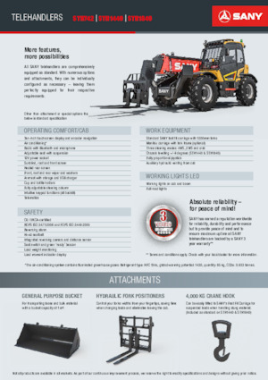 Teleskopen starr Sany STH1840