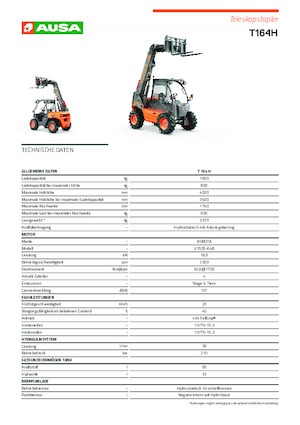 Teleskopen starr Ausa T 164 E X4