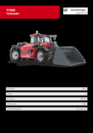 Teleskopen starr Weidemann T7035 