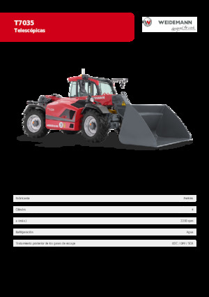 Teleskopen starr Weidemann T7035 