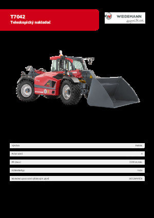 Teleskopen starr Weidemann T7042 