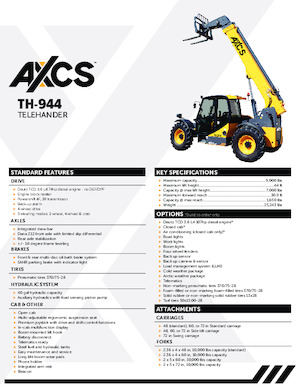 Teleskopen starr AXCS TH-944