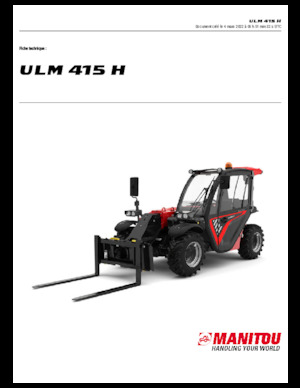 Teleskopen starr Manitou ULM 415 H