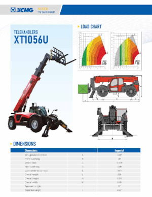 Teleskopen starr XCMG XT1056U