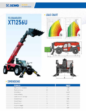 Teleskopen starr XCMG XT1256U