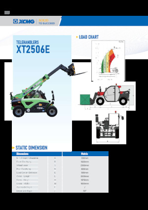 Teleskopen starr XCMG XT2506E