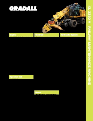 Teleskopbagger Gradall XL 3300 V