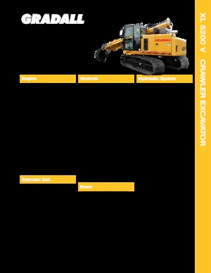 Teleskopbagger Gradall XL 5200 V