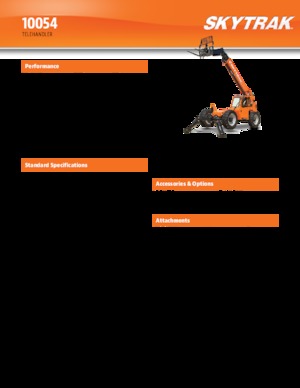 Teleskopen starr JLG 10054