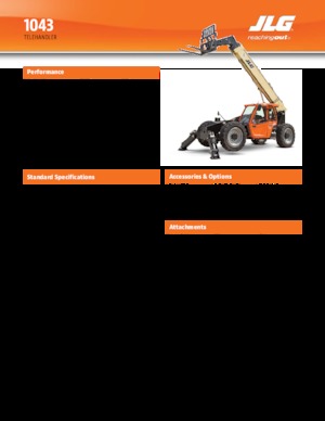 Teleskopen starr JLG 1043