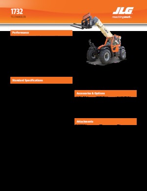 Teleskopen starr JLG 1732