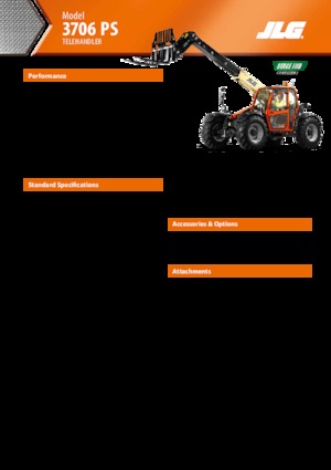Teleskopen starr JLG 3706 PS