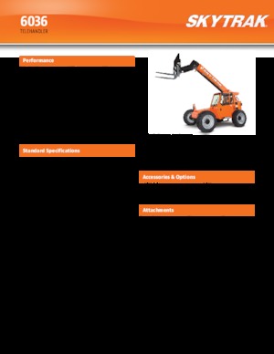Teleskopen starr JLG 6036 