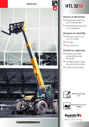 Teleskopen starr Haulotte HTL3210