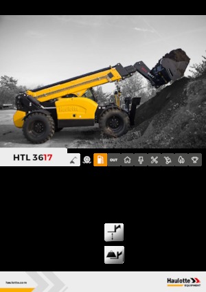 Teleskopen starr Haulotte HTL3617
