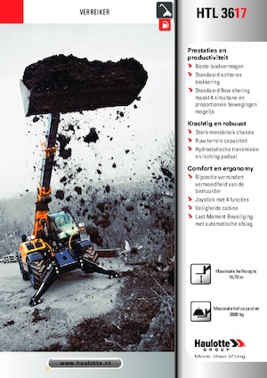 Teleskopen starr Haulotte HTL3617