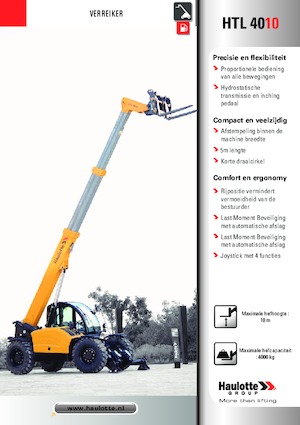 Teleskopen starr Haulotte HTL4010