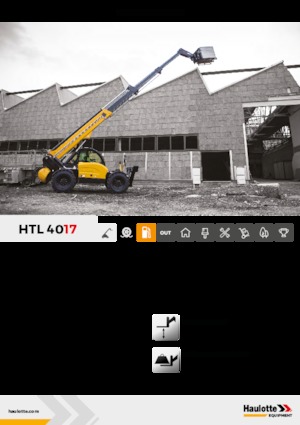 Teleskopen starr Haulotte HTL4017