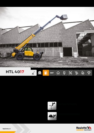 Teleskopen starr Haulotte HTL4017