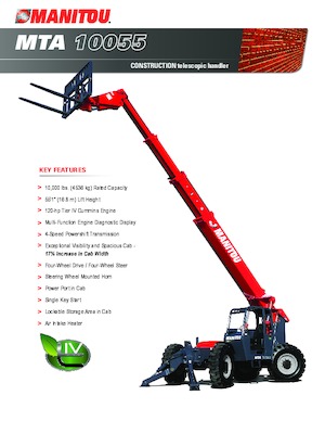 Teleskopen starr Manitou MTA 10055