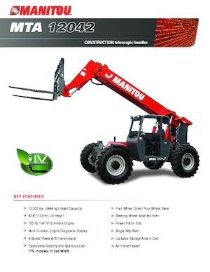 Teleskopen starr Manitou MTA 12042