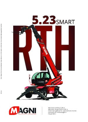 Teleskopen mit Oberwagen MAGNI RTH 5.23 Smart