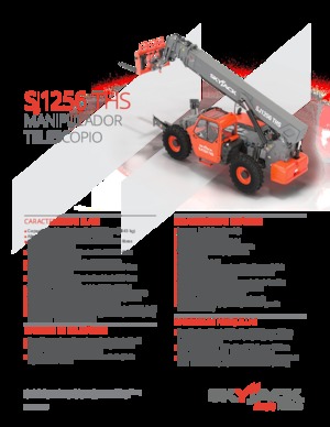 Teleskopen starr Skyjack SJ1256 THS