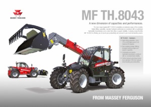 Teleskopen starr Massey Ferguson TH.8043