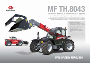 Teleskopen starr Massey Ferguson TH.8043