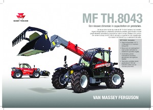 Teleskopen starr Massey Ferguson TH.8043