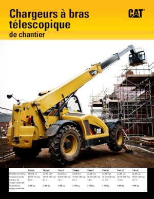 Teleskopen starr Caterpillar TH417C